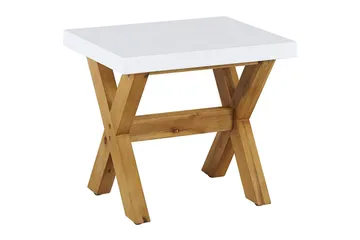 Trädgårdsstol Beliani Olbia White - Havemøbler - Balkon - Balkonmøbler - Altanstole