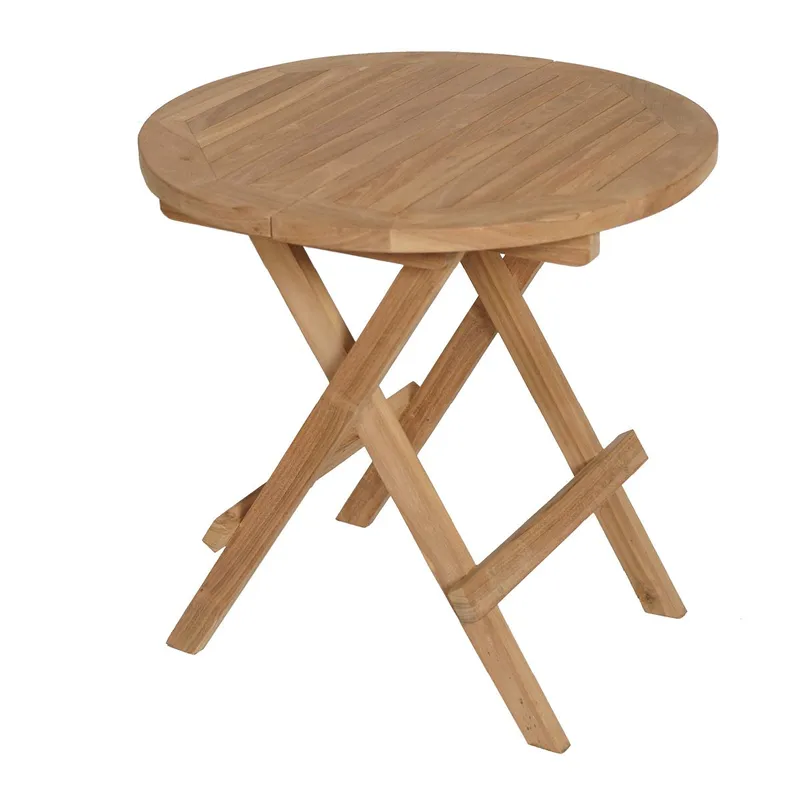 Tropea Sidebord Foldbart Ø50 cm, Træ