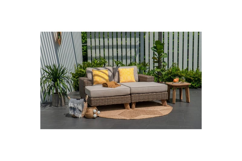 Udendørs møbelgruppe Lifestyle Garden Bahamas chaiselong venstre&højre & sofabord 50s - Havemøbler - Balkon - Balkonmøbler - Altansæt