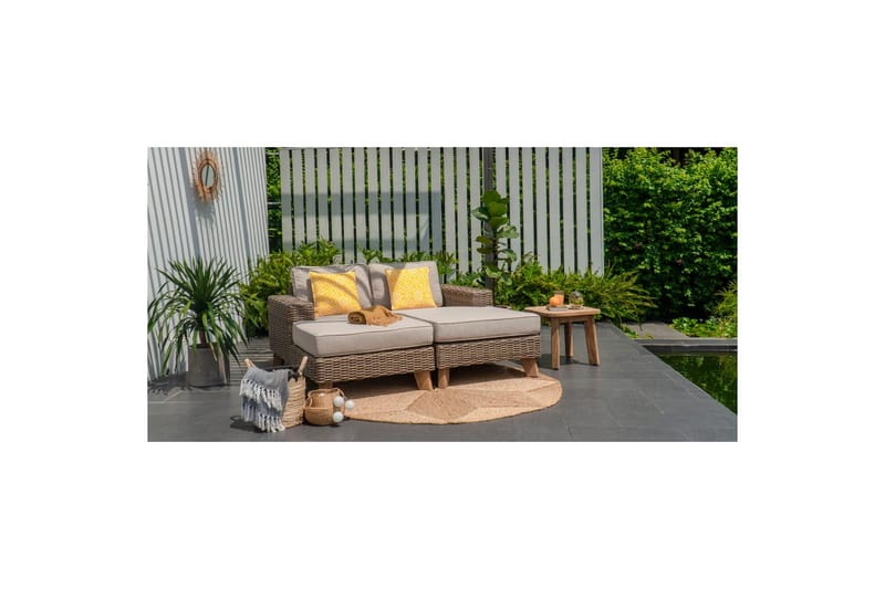 Udendørs møbelgruppe Lifestyle Garden Bahamas chaiselong venstre&højre & sofabord 50s - Havemøbler - Balkon - Balkonmøbler - Altansæt