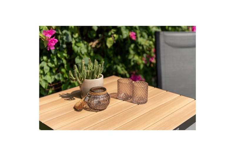 Udendørs møbelgruppe Lifestyle Garden Panama 2x stabelbar lænestol & bistro bord - Havemøbler - Balkon - Balkonmøbler - Altansæt