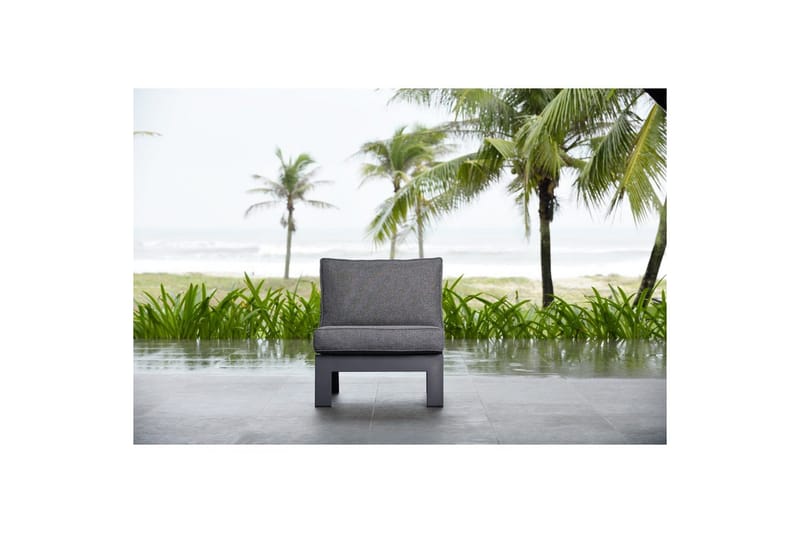 Udendørs møbelgruppe Lifestyle Garden PALAU 2x sidestol + sidebord 60 cm - Havemøbler - Balkon - Balkonmøbler - Altansæt