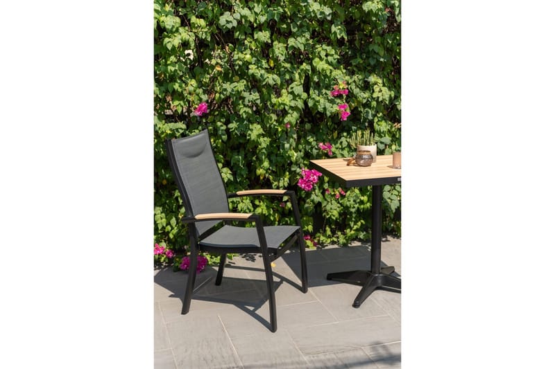 Udendørs møbelgruppe Lifestyle Garden Panama 2x stabelbar lænestol & bistro bord - Havemøbler - Balkon - Balkonmøbler - Altansæt