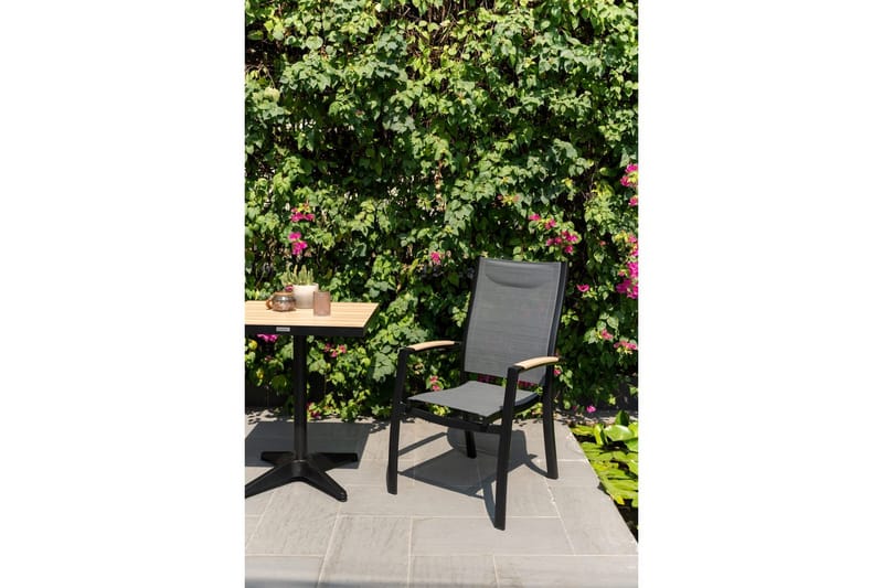 Udendørs møbelgruppe Lifestyle Garden Panama 2x stabelbar lænestol & bistro bord - Havemøbler - Balkon - Balkonmøbler - Altansæt