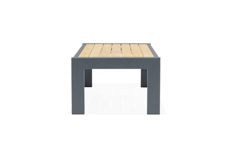 Udendørs møbelgruppe Lifestyle Garden PALAU 2x sidestol + 2x ottoman + sidebord 60 cm - Havemøbler - Balkon - Balkonmøbler - Altansæt