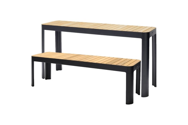 Udendørs møbelgruppe Lifestyle Garden Portals altanbord & bænk - Havemøbler - Balkon - Balkonmøbler - Altansæt