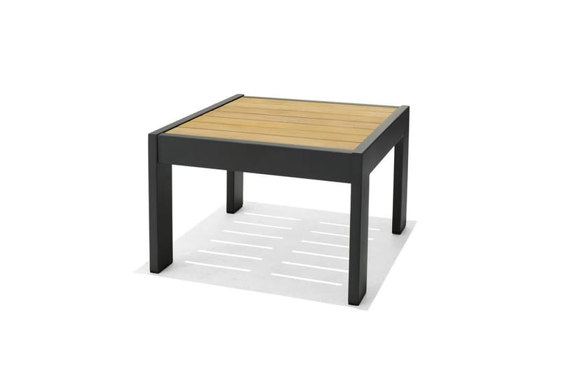 Udendørs møbelgruppe Lifestyle Garden PALAU 2x sidestol + 2x ottoman + sidebord 60 cm - Havemøbler - Balkon - Balkonmøbler - Altansæt