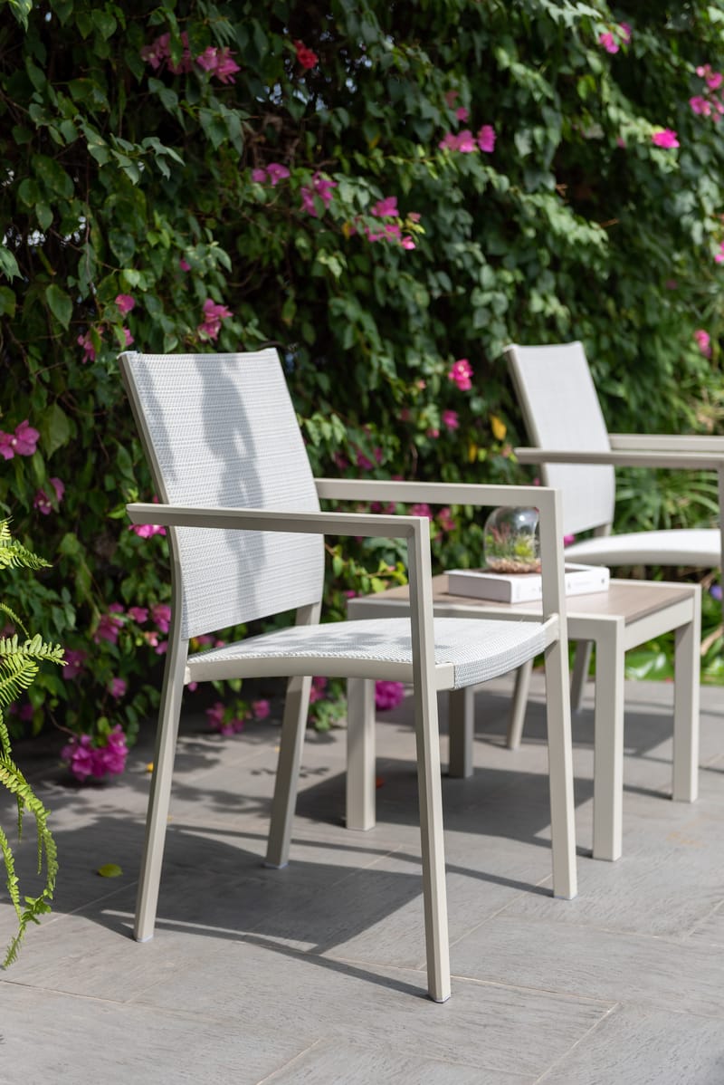 Urbanite Udendørs Sidebord 50×50 cm - Lysgrå - Havemøbler - Balkon - Balkonmøbler - Altanborde