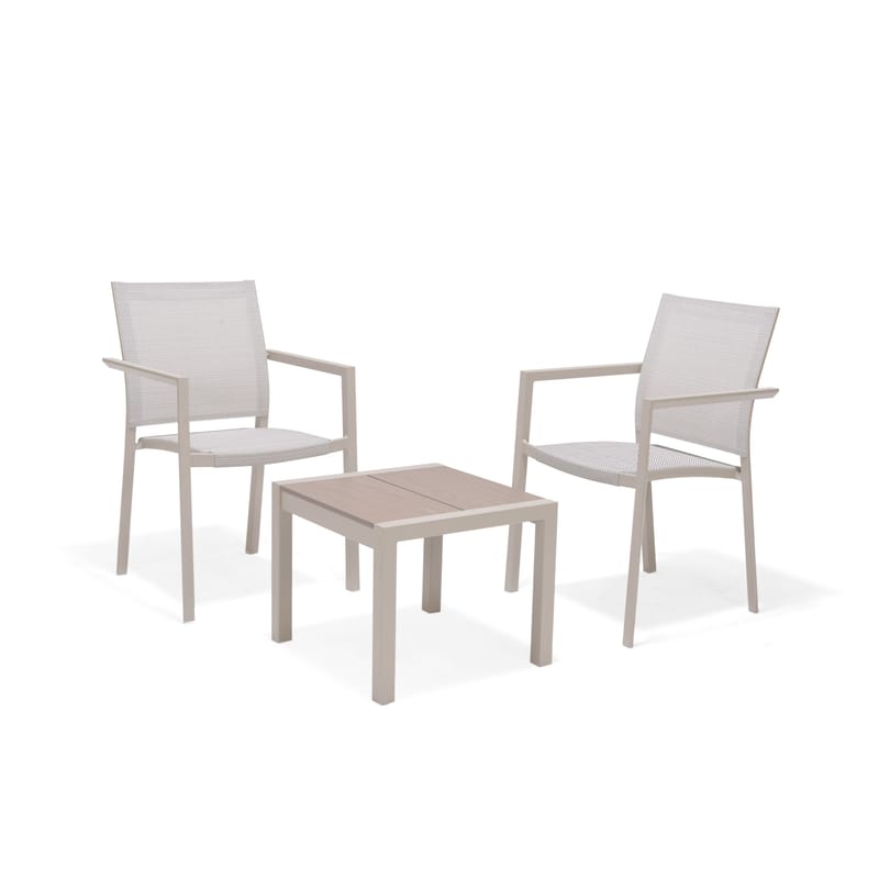 Urbanite Udendørs Sidebord 50×50 cm - Lysgrå - Havemøbler - Balkon - Balkonmøbler - Altanborde