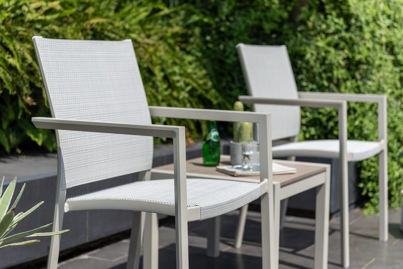 Urbanite Udendørs Sidebord 50×50 cm - Lysgrå - Havemøbler - Balkon - Balkonmøbler - Altanborde