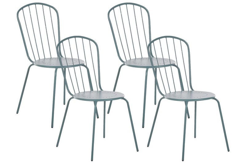 Victoriaville Spisestol Udendørs - Blå - Havemøbler - Balkon - Balkonmøbler - Altanstole
