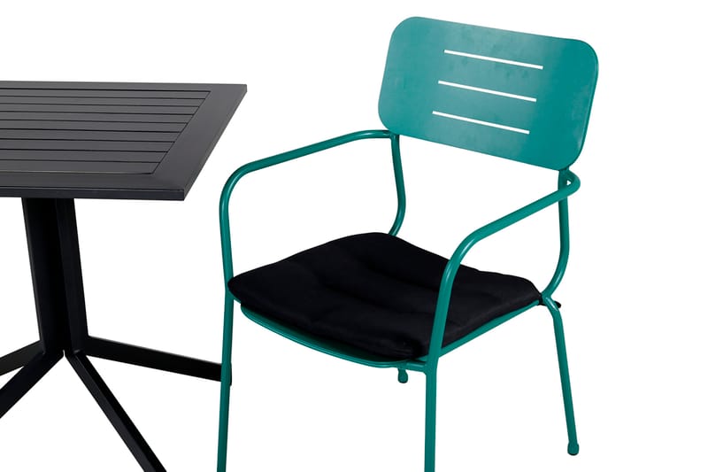 Way Spisebordssæt 70cm + 2 Nicke Stole Hvid - Venture Home - Havemøbler - Balkon - Balkonmøbler - Altansæt