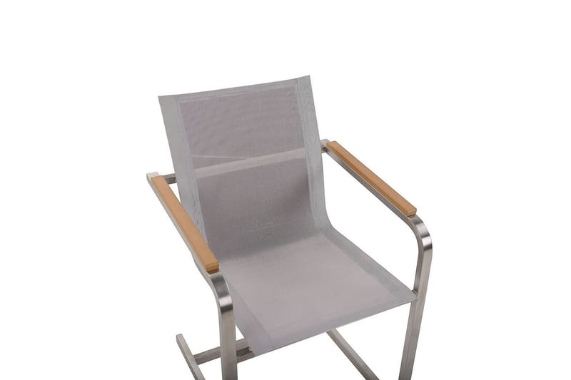 Zervo Armstol - Beige/Sølv - Havemøbler - Balkon - Balkonmøbler - Altanstole