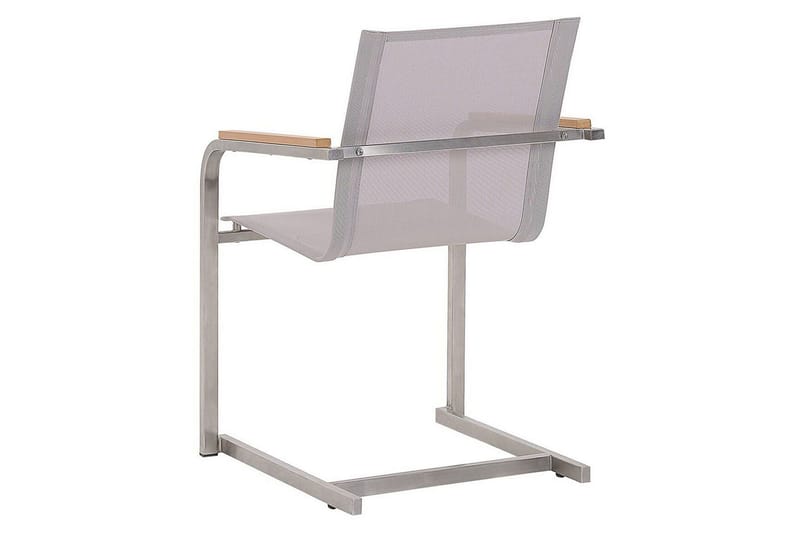 Zervo Armstol - Beige/Sølv - Havemøbler - Balkon - Balkonmøbler - Altanstole