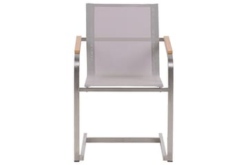 Zervo Armstol - Beige/Sølv - Havemøbler - Balkon - Balkonmøbler - Altanstole