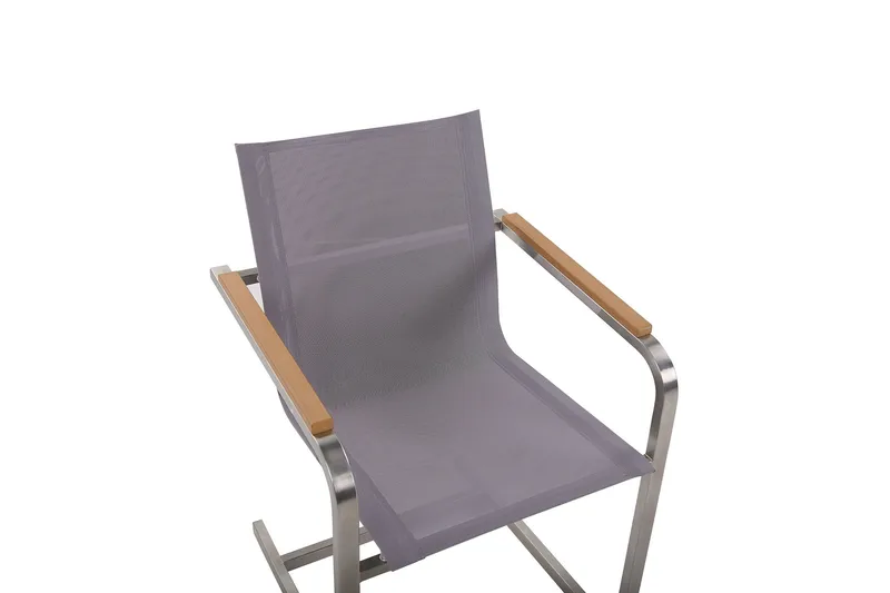 Zervo Armstol - Grå/Sølv - Havemøbler - Balkon - Balkonmøbler - Altanstole