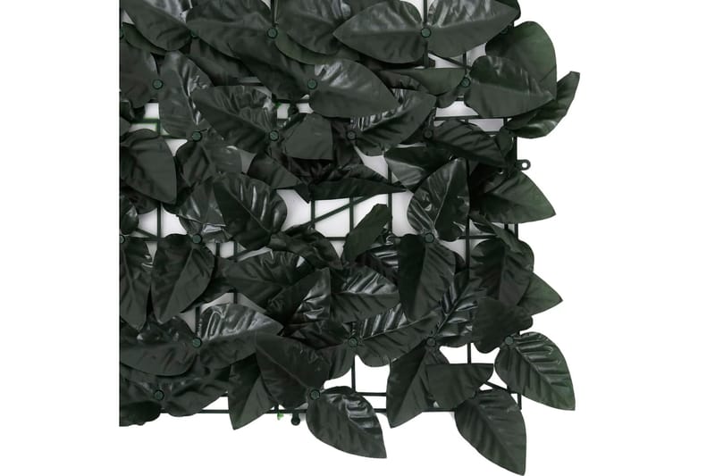 altanafskærmning 300x150 cm mørkegrønne blade - Grøn - Altanafskærmning
