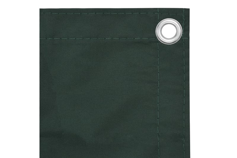 altanafskærmning 90x500 cm oxfordstof mørkegrøn - Grøn - Altanafskærmning