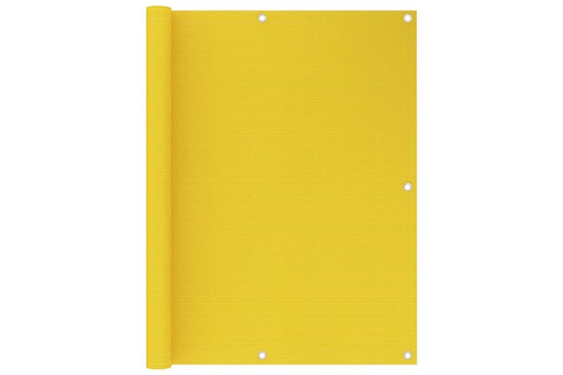 altanafskærmning 120x300 cm HDPE gul - Gul - Havemøbler - Balkon - Sikkerhed & læhegn balkon - Altanafskærmning