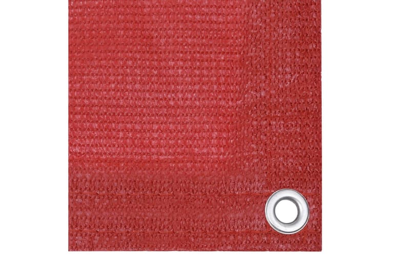 altanafskærmning 120x300 cm HDPE rød - Rød - Altanafskærmning