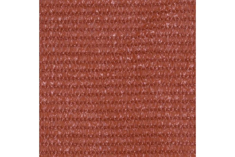 altanafskærmning 120x400 cm HDPE terrakotta - Altanafskærmning