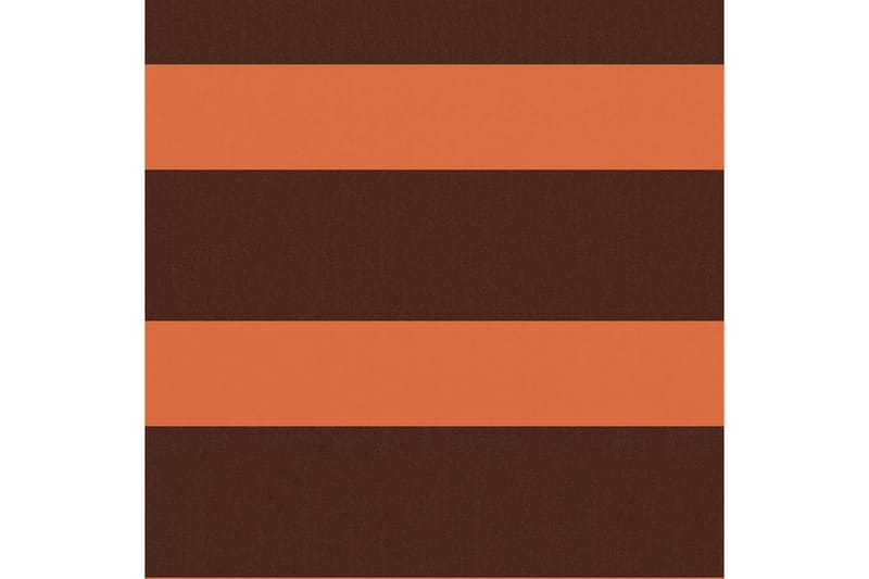 altanafskærmning 120x400 cm oxfordstof orange og brun - Flerfarvet - Havemøbler - Balkon - Sikkerhed & læhegn balkon - Altanafskærmning