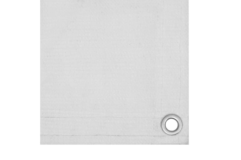 altanafskærmning 120x500 cm HDPE hvid - Hvid - Altanafskærmning