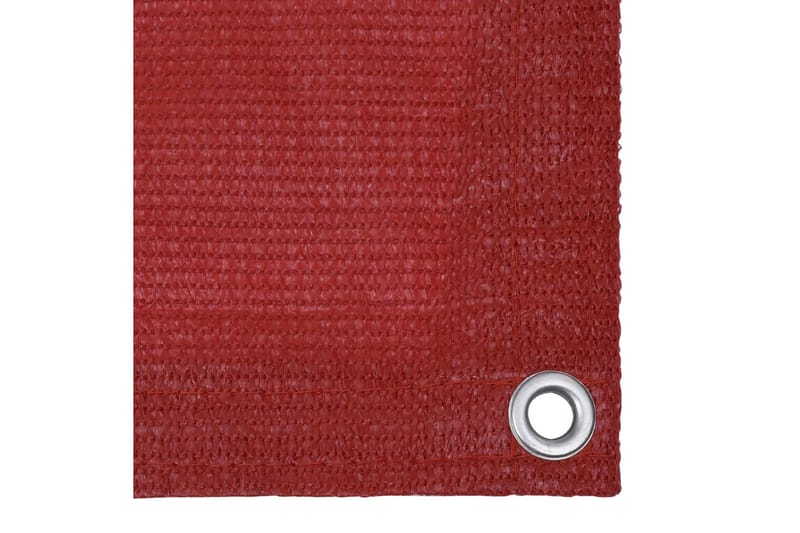 altanafskærmning 120x600 cm HDPE rød - Rød - Altanafskærmning
