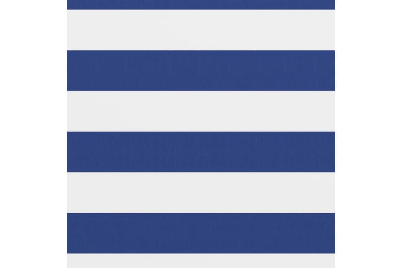 altanafskærmning 120x600 cm oxfordstof hvid og blå - Flerfarvet - Altanafskærmning