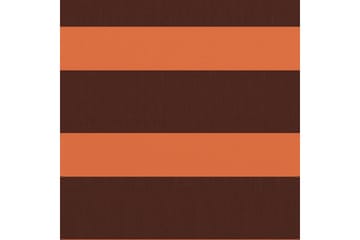 altanafskærmning 120x600 cm oxfordstof orange og brun - Flerfarvet - Havemøbler - Balkon - Sikkerhed & læhegn balkon - Altanafskærmning