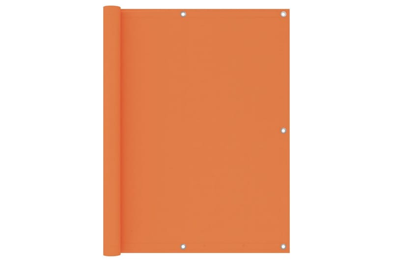 altanafskærmning 120x600 cm oxfordstof orange - Orange - Havemøbler - Balkon - Sikkerhed & læhegn balkon - Altanafskærmning