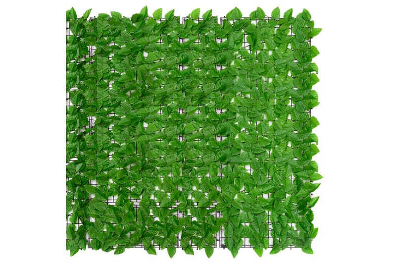 altanafskærmning 300x150 cm grønne blade - Grøn - Altanafskærmning