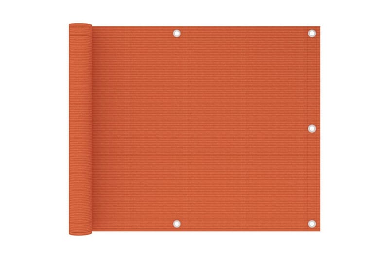 altanafskærmning 75x300 cm HDPE orange - Orange - Altanafskærmning