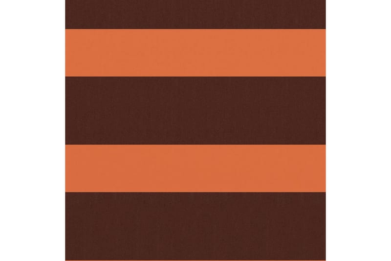 altanafskærmning 75x300 cm oxfordstof orange og brun - Flerfarvet - Altanafskærmning