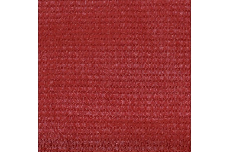 altanafskærmning 75x400 cm HDPE rød - Rød - Altanafskærmning