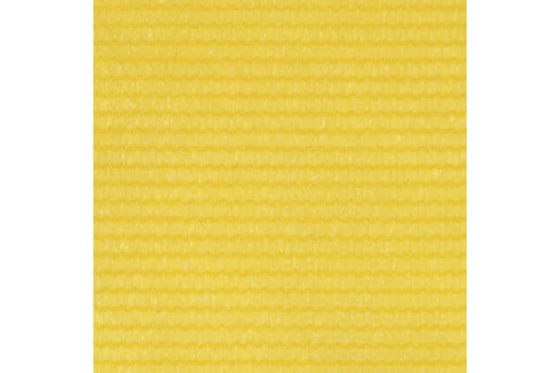 altanafskærmning 75x600 cm HDPE gul - Gul - Havemøbler - Balkon - Sikkerhed & læhegn balkon - Altanafskærmning