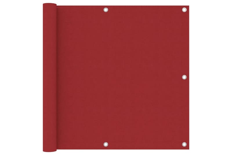 altanafskærmning 90x300 cm oxfordstof rød - Rød - Altanafskærmning