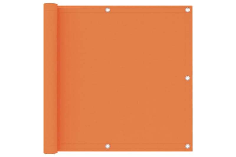 altanafskærmning 90x400 cm oxfordstof orange - Orange - Havemøbler - Balkon - Sikkerhed & læhegn balkon - Altanafskærmning