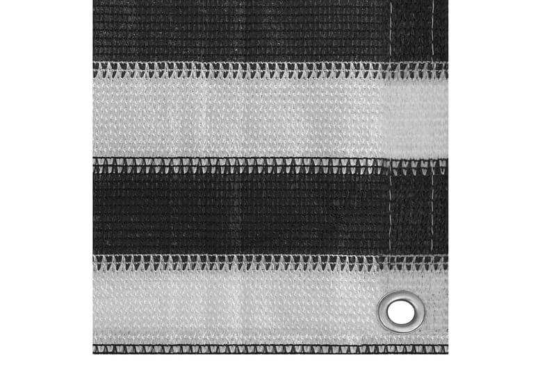 altanafskærmning HDPE 120x500 cm antracitgrå og hvid - Antracit - Altanafskærmning