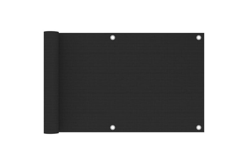 altanafskærmning HDPE 75x500 cm antracitgrå - Antracit - Altanafskærmning