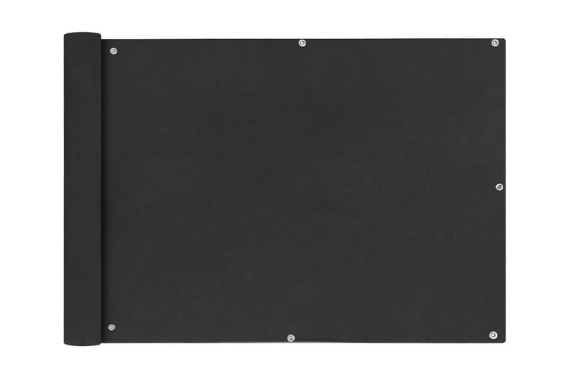Balkonafskærmning Hdpe 75 X 400 Cm Antracitgrå - Sort - Havemøbler - Balkon - Sikkerhed & læhegn balkon - Altanafskærmning