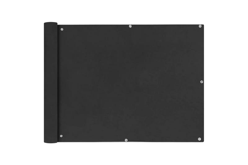 Balkonafskærmning Oxfod-Stof Hdpe 90 X 400 Cm Antracitgrå - Sort - Havemøbler - Balkon - Sikkerhed & læhegn balkon - Altanafskærmning