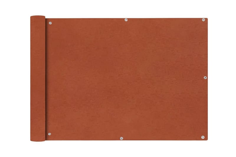 Balkonafskærmning Oxford-Stof 75 X 400 Cm Terracotta - Orange - Havemøbler - Balkon - Sikkerhed & læhegn balkon - Altanafskærmning