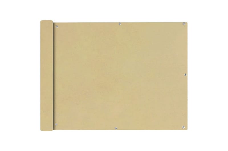 Balkonafskærmning Oxford-Stof 90X600 Cm Beige - Beige - Havemøbler - Balkon - Sikkerhed & læhegn balkon - Altanafskærmning