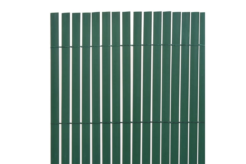 dobbeltsidet havehegn 110x300 cm grøn - Grøn - Altanafskærmning