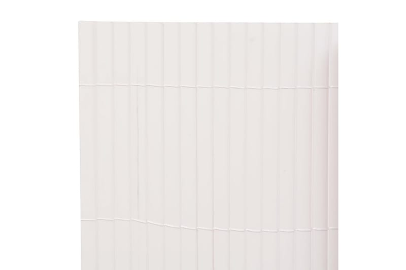 dobbeltsidet havehegn 110x400 cm hvid - Hvid - Havemøbler - Balkon - Sikkerhed & læhegn balkon - Altanafskærmning