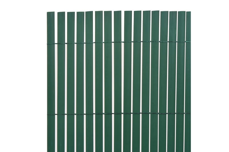 dobbeltsidet havehegn 90x400 cm grøn - Grøn - Havemøbler - Balkon - Sikkerhed & læhegn balkon - Altanafskærmning