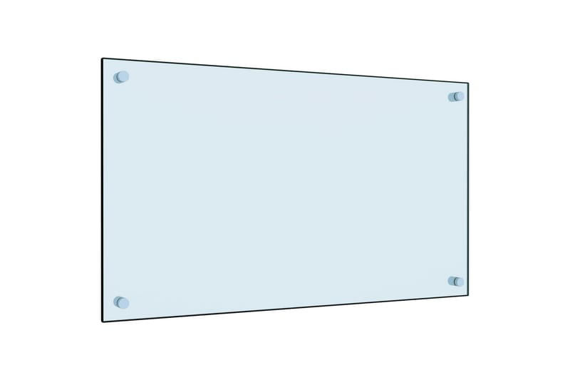 Stænkplade Til Køkkenet 70 X 40 Cm Hærdet Glas Hvid - Hvid - Havemøbler - Balkon - Sikkerhed & læhegn balkon - Altanafskærmning