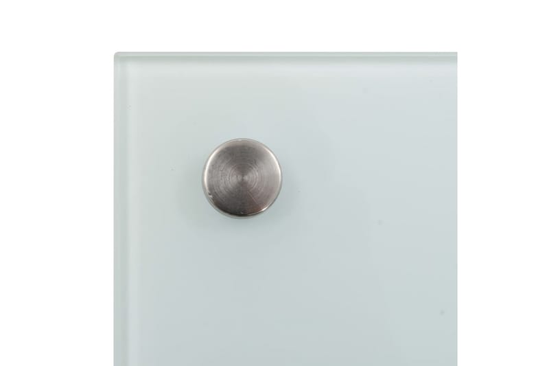 Stænkplade Til Køkkenet 70 X 40 Cm Hærdet Glas Hvid - Hvid - Havemøbler - Balkon - Sikkerhed & læhegn balkon - Altanafskærmning