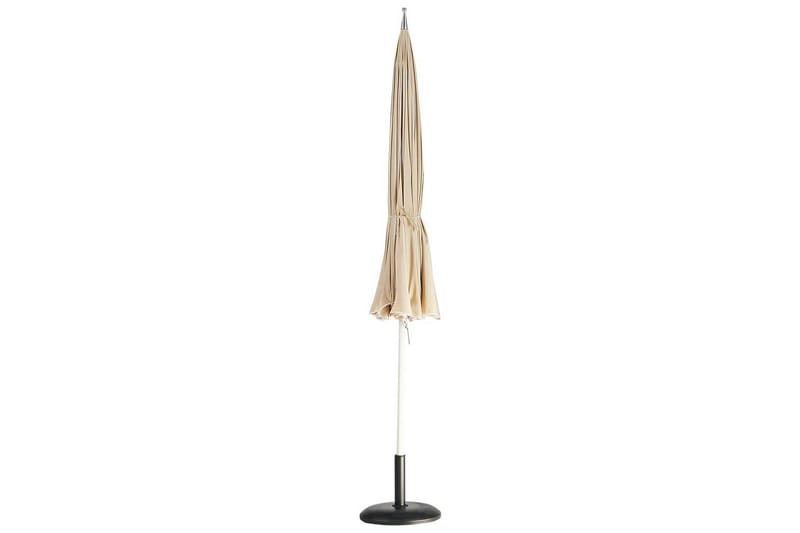 Balkongparasoll Beliani Minoa Beige Beige - Havemøbler - Solafskærmning - Parasoller - Balkonparasol